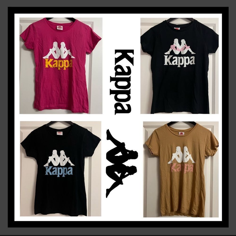 Kappa Set of 4 Women’s Westessi and Estessi Crewneck T-Shirts from Pacsun Sz S